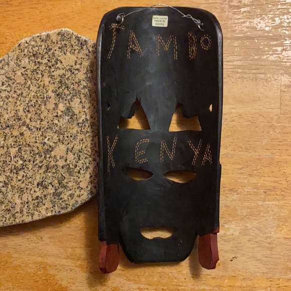 Decorative wooden mask -sold - Picture 8 of 11